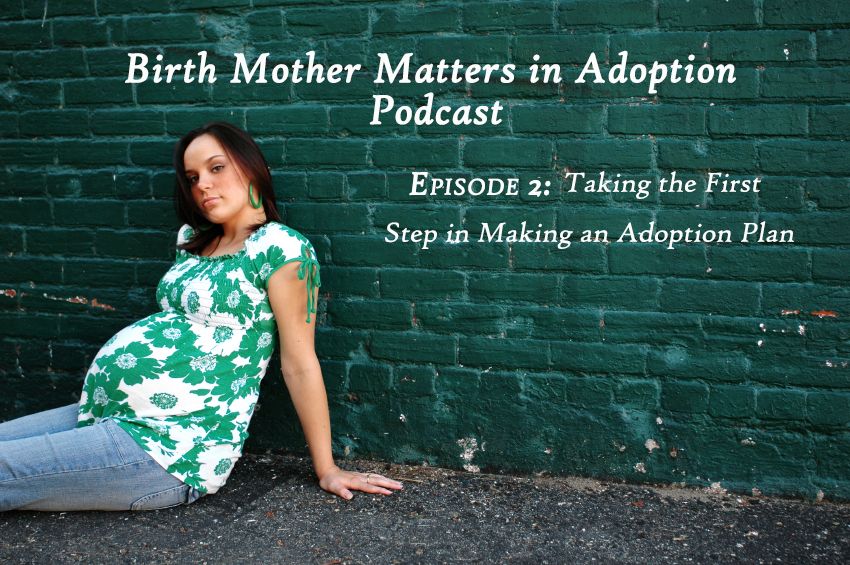 Birth Mother Matters in Adoption Episode 2 “Taking the First Step in Making a Plan”