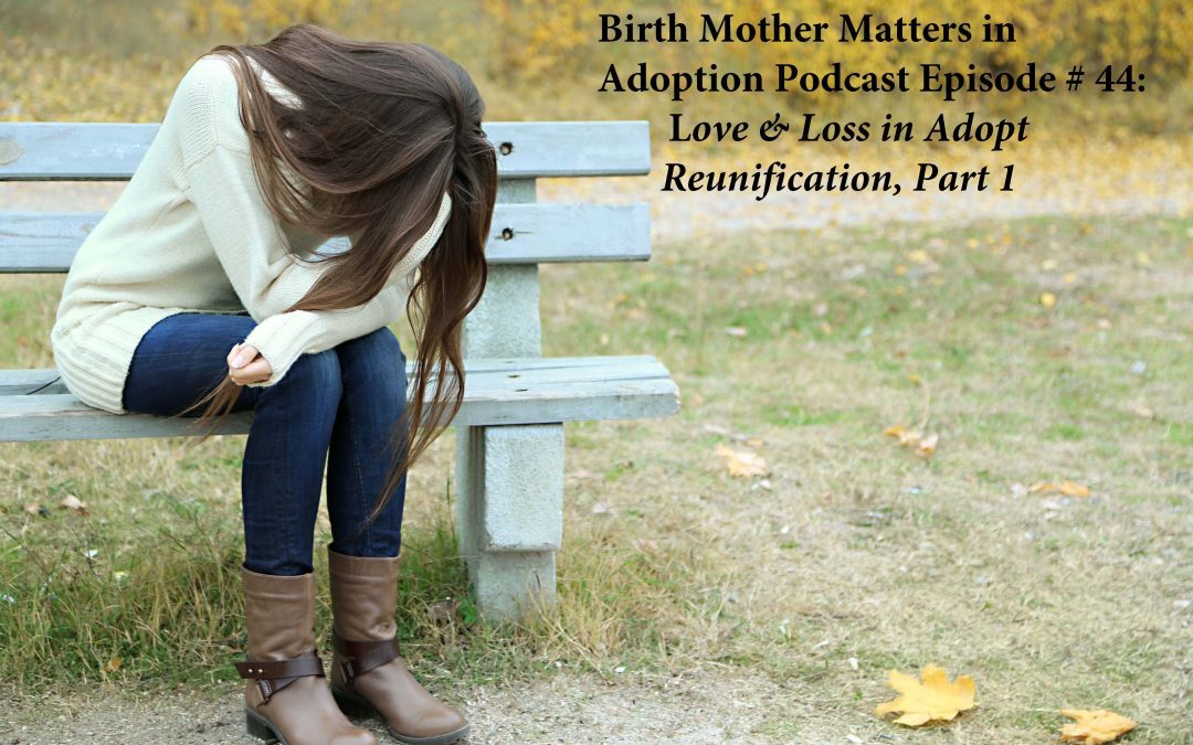 Birth Mother Matters in Adoption Episode #44 – Love & Loss in Adoption Reunification, Part 1