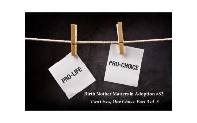 Birth Mother Matters in Adoption Episode #82 – Two Lives, Once Choice – Part 3 of 3